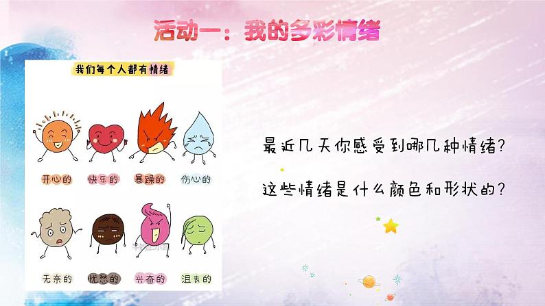 主题班会 心理健康 小学《绘出我的心情》课件06