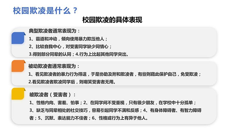 向校园欺凌说”不“主题班会课件PPT06