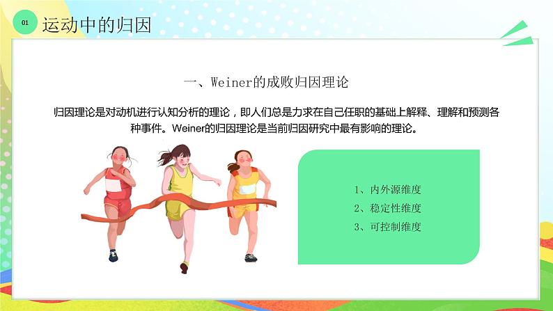 绿色卡通风运动心理学PPT模板第6页