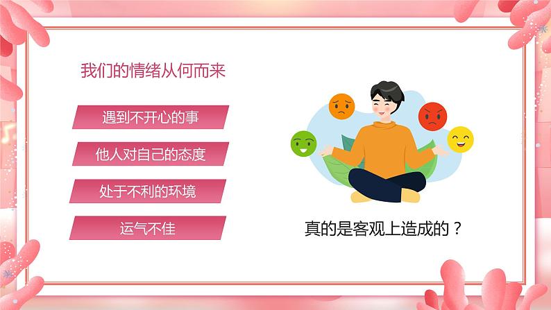 粉色简约合理理性情绪疗法宣传PPT模板第2页