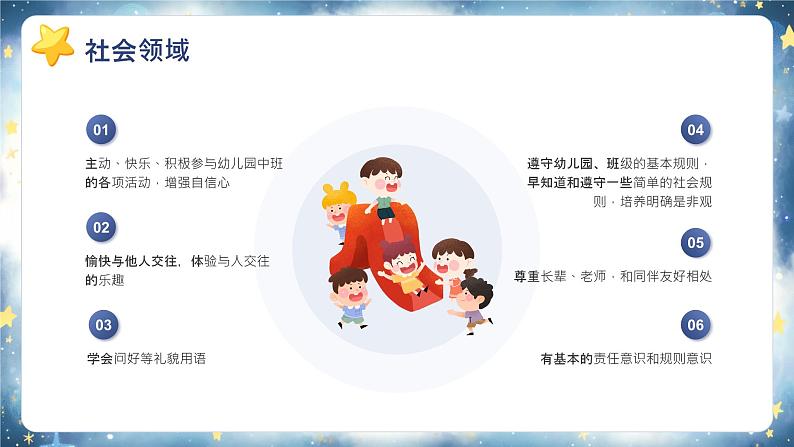 蓝色卡通幼儿园期末家长会PPT第5页