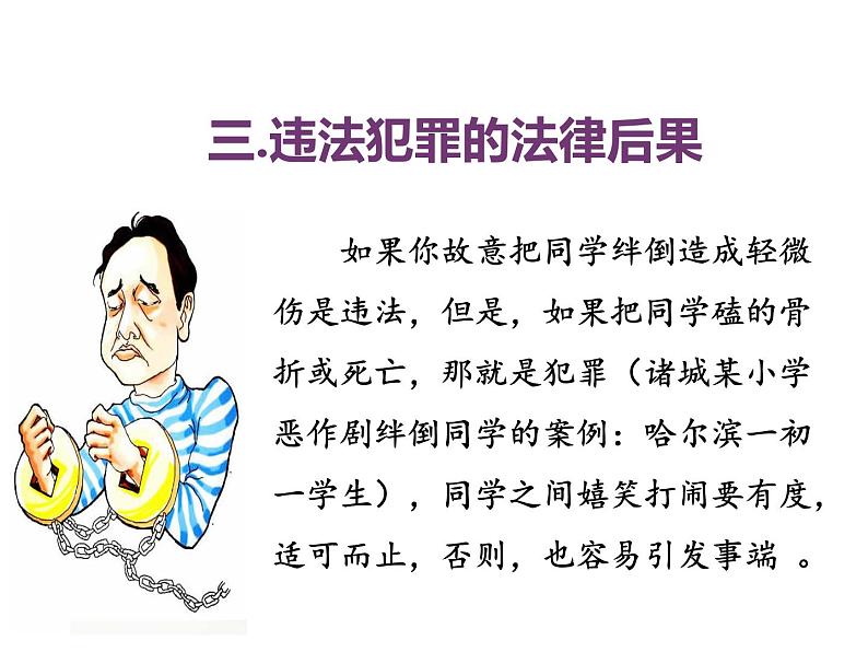 远离违法犯罪  做健康阳光好少年 课件06