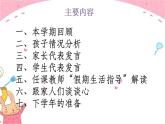 假期生活指導(dǎo)線上家長會-主題班會精品課件（初中）