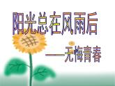 阳光总在风雨后-主题班会课件
