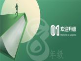 八年级主题班会课件：欢迎升级-【开学第一课】2024年秋季初中开学指南