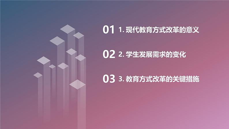 教育方式改革与学生发展需求高一主题班会通用课件第2页