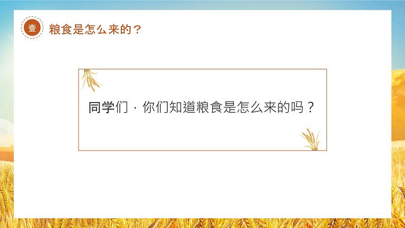 四川省金堂县金龙镇小学六一班主题班会：节约粮食从我做起 课件第4页