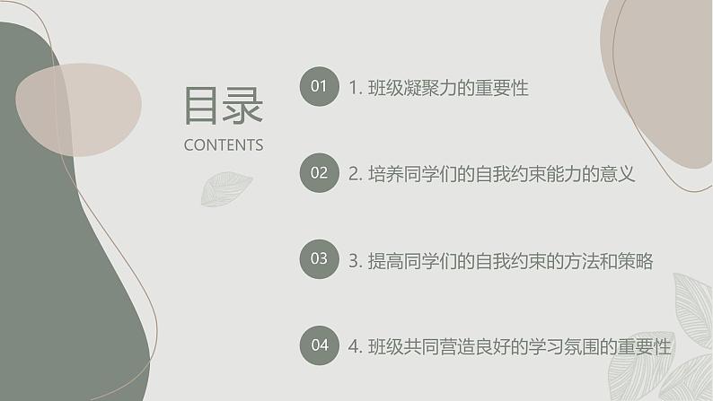 我爱我们的班级,提高同学们的自我约束高中主题班会通用课件第2页