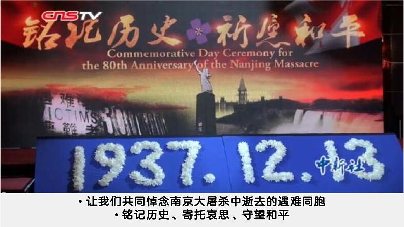 南京大屠杀公祭日主题班会课件-高中专题班会模范课件优选展示05