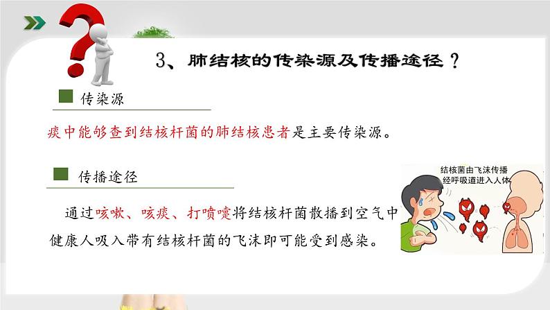 健康教育主题班会课件——学校结核病防治知识第7页