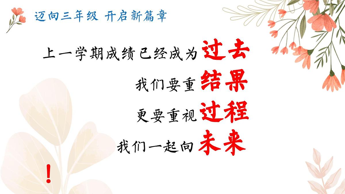 翻“三”越岭 只为等“花”开-三年级上期家长会【课件】第2页