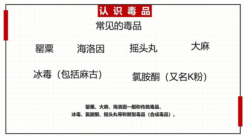 云南省昆明市五华区红旗小学主题班会-珍爱生命-拒绝du品【课件】第6页