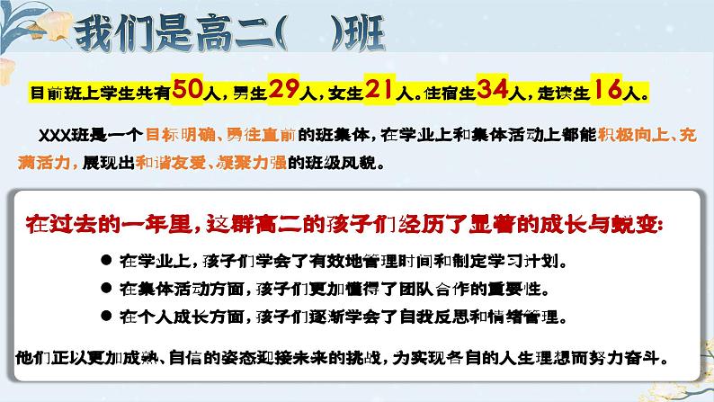 河南省郑州外国语高中-【高二】【上期中】【把握现在 蓄力高三】家长会【课件】第4页