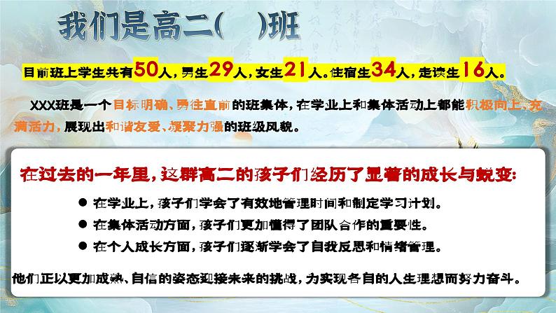 河南省郑州外国语高中-【高二】【上期中】【携手共进 冲刺高三】家长会【课件】第4页