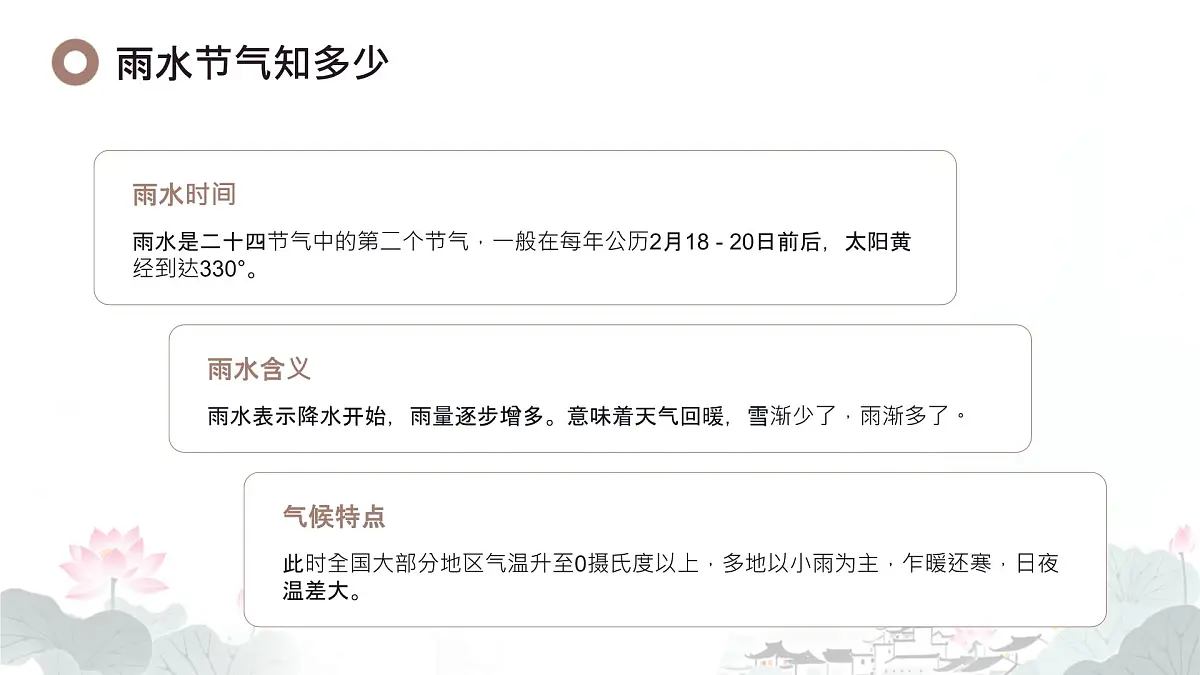二十四节气-雨水介绍（课件）-中国传统节日主题班会第7页