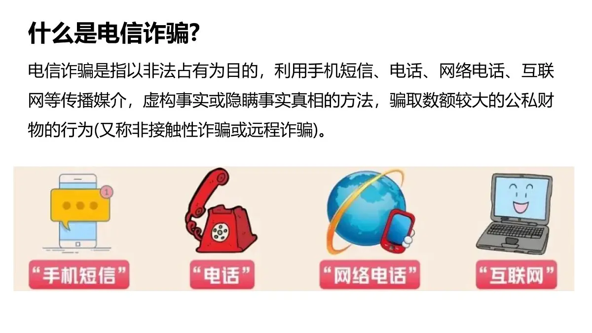 反电信诈骗教育课件PPT第4页