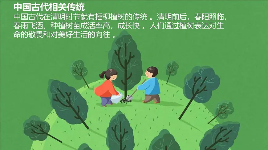 播种绿色希望，拥抱美好春天——植树节主题班会课件第6页