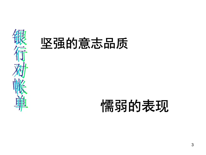 重庆市沙坪坝区树人小学-主题班会-我的意志品质【课件】第3页