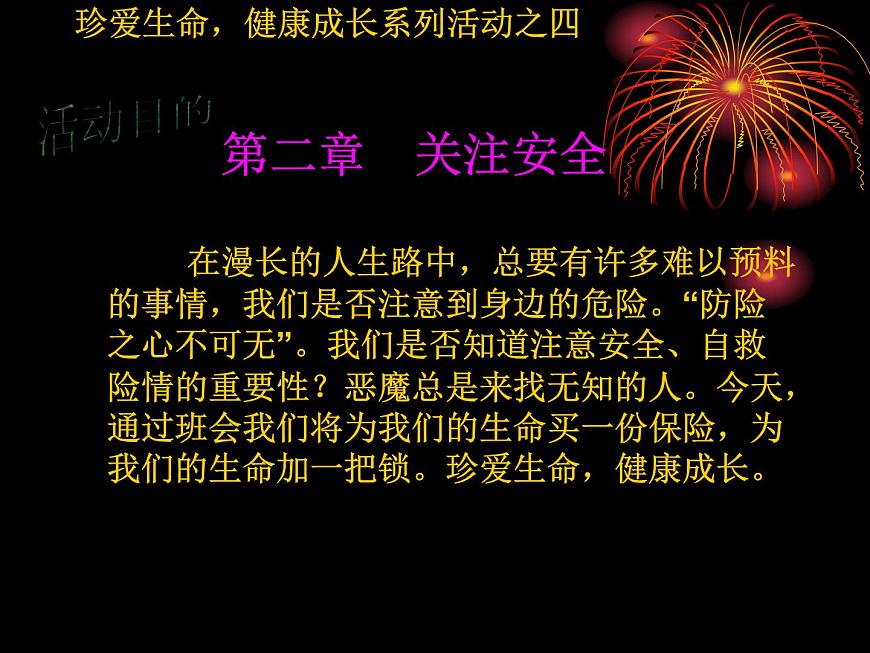 安全教育主题班会课件：生命诚可贵，安全大于天第3页