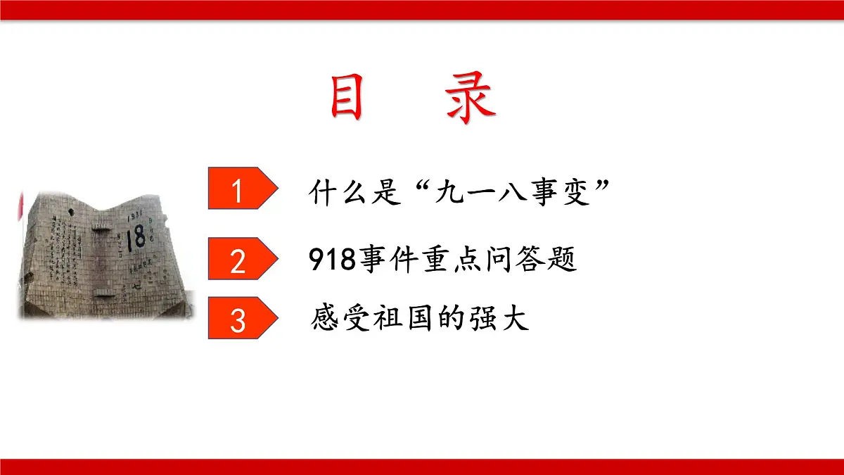 广西省钦州市浦北县张黄镇初级中学-主题班会-918勿忘国耻砥砺前行【课件】第4页