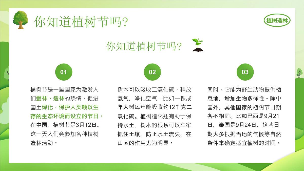 江西省萍乡市莲花县良坊镇良坊小学-主题班会-植树节【课件】第5页