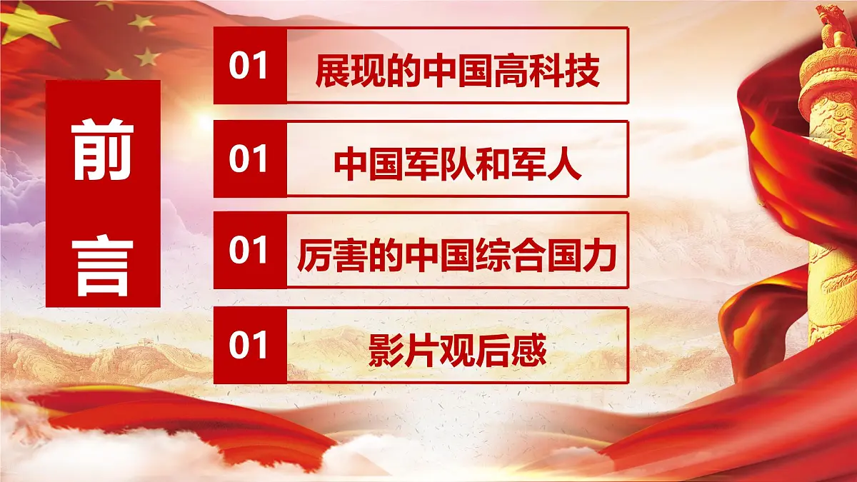 湖南省怀化市溆浦县低庄镇初级中学-主题班会-厉害了我的国【课件】第3页