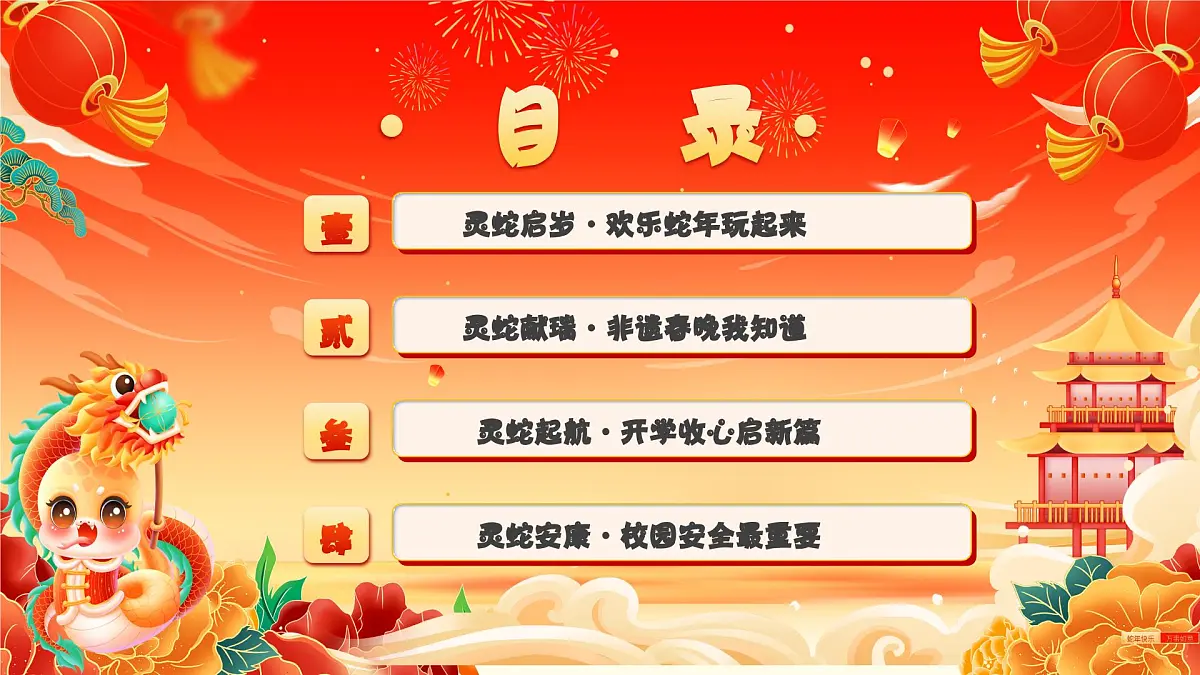 黑龙江省大庆市肇源县新站镇初级中学-2025(蛇年非遗传统）2025寒假开学第一课【课件】第2页