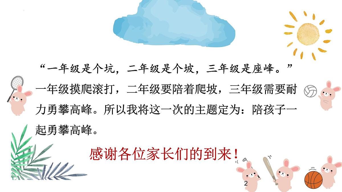重庆市沙坪坝区树人小学-三年级家长会【课件】第2页