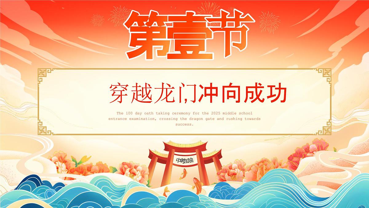 云南省楚雄彝族自治州牟定县安乐初级中学-中考百日誓师大会【课件】第4页