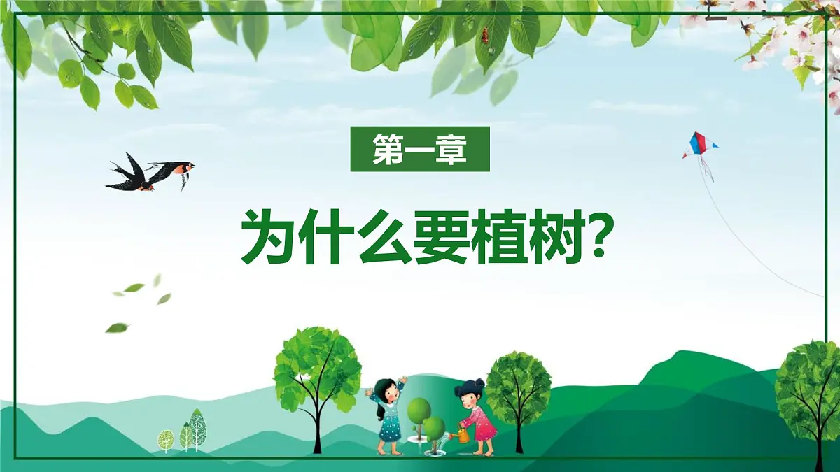 山东省泰安市新泰市楼德镇楼德小学-第4周主题班会-植树节【课件】第2页