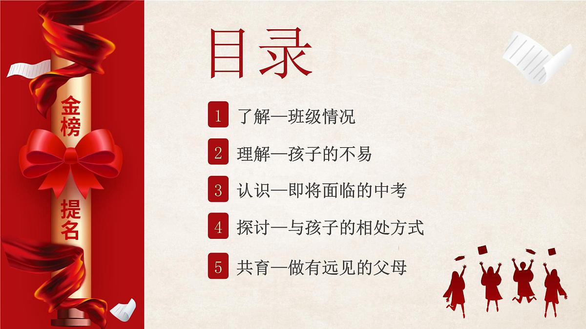 广西百色市田阳县初级中学-家校携手-初三下学期决胜中考家长会【课件】第2页