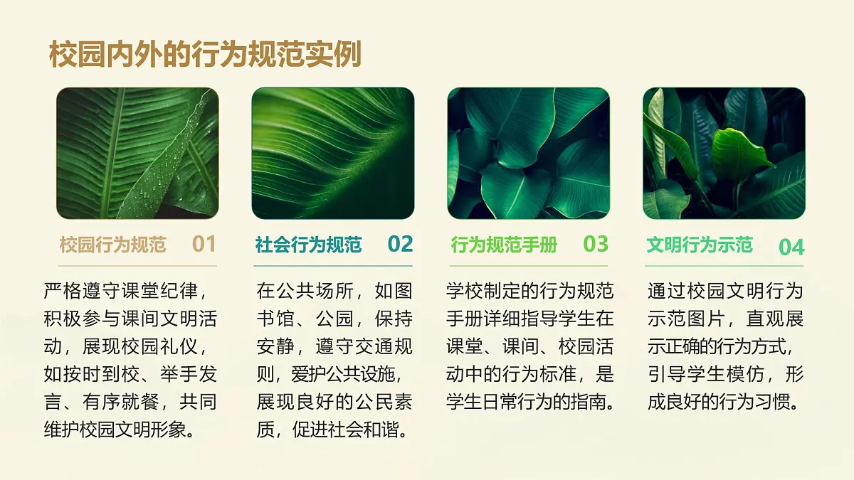 有规矩才能成方圆——行为规范养成教育班会主题班会课件第5页