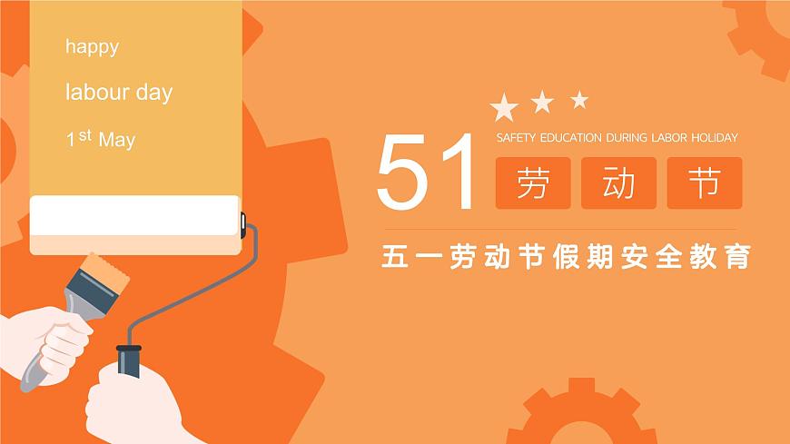 2025年5.1劳动节假期安全教育课件2第1页