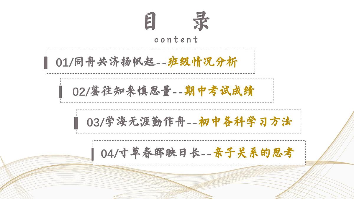 四川省双流区黄龙溪镇初级中学-初遇成长星芒-初一期中家长会【课件】第3页