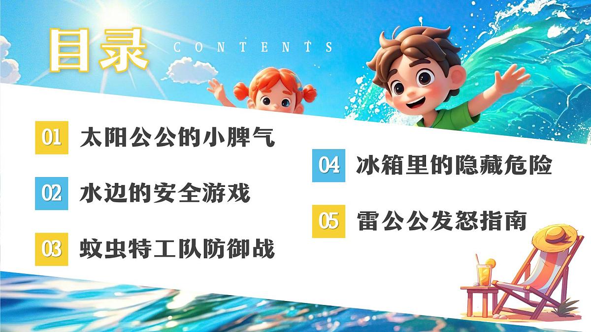 画风夏日安全必修课 课件第2页