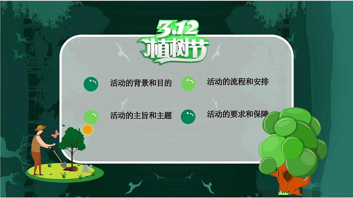 江西省吉安市泰和县螺溪镇初级中学-主题班会-植树节【课件】第3页