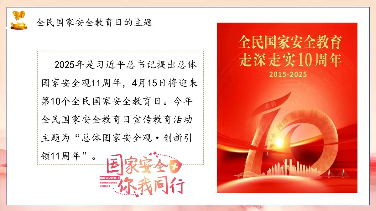 传播安全理念，厚植爱国情怀—415全民国家安全教育日主题班会-2024-2025学年高中主题班会优质课件第6页