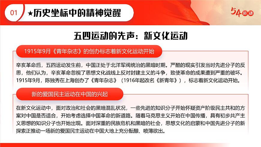 红色百年五四精神与当代精神传承课件第5页