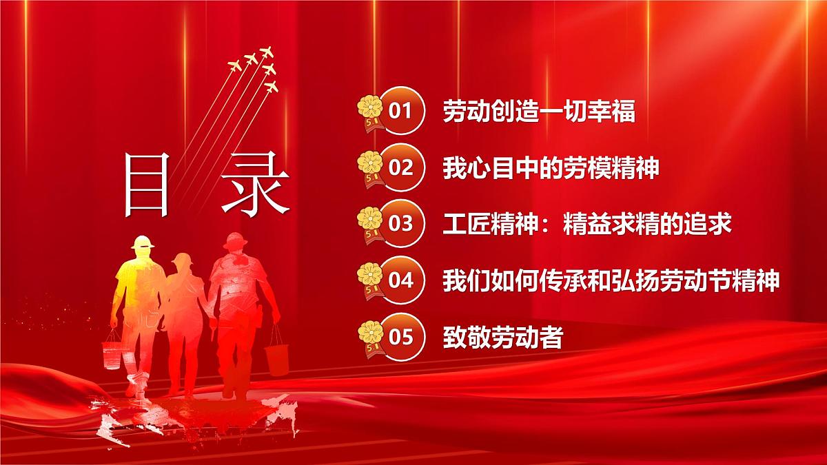 弘扬劳模精神点亮青春底色课件第2页