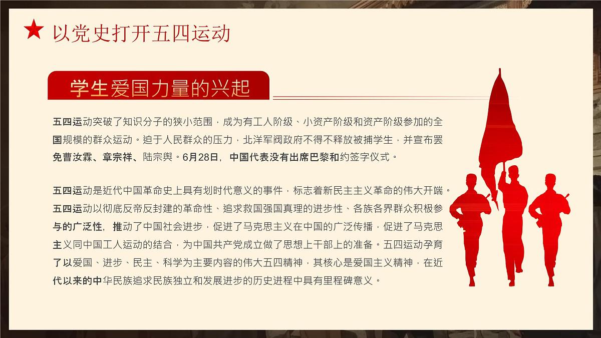 融水滚贝乡初级中学-主题班会-重温五四精神，牢记青春使命【课件】第6页