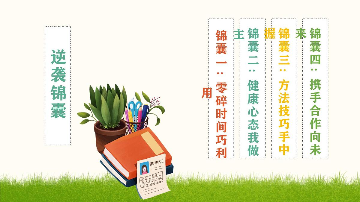 广东省湛江市遂溪县实验高中-高三，我们一起努力-高中期末备考指导主题班会【课件】第3页