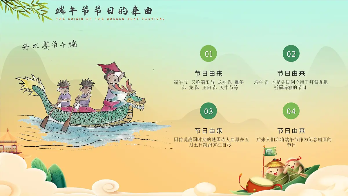 白银市景泰县黄河石林小学-端午节主题班会【课件】第5页