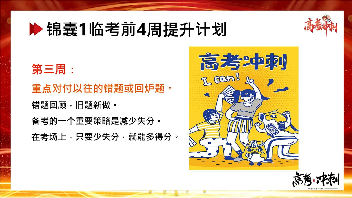 广西壮族自治区马山县实验高中-主题班会-高考提醒，高考冲刺锦囊【课件】第4页