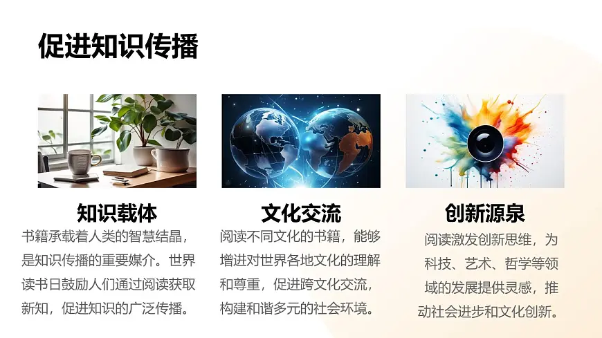 读万卷书明心智，积点滴知筑梦途——世界读书日主题班会课件第7页