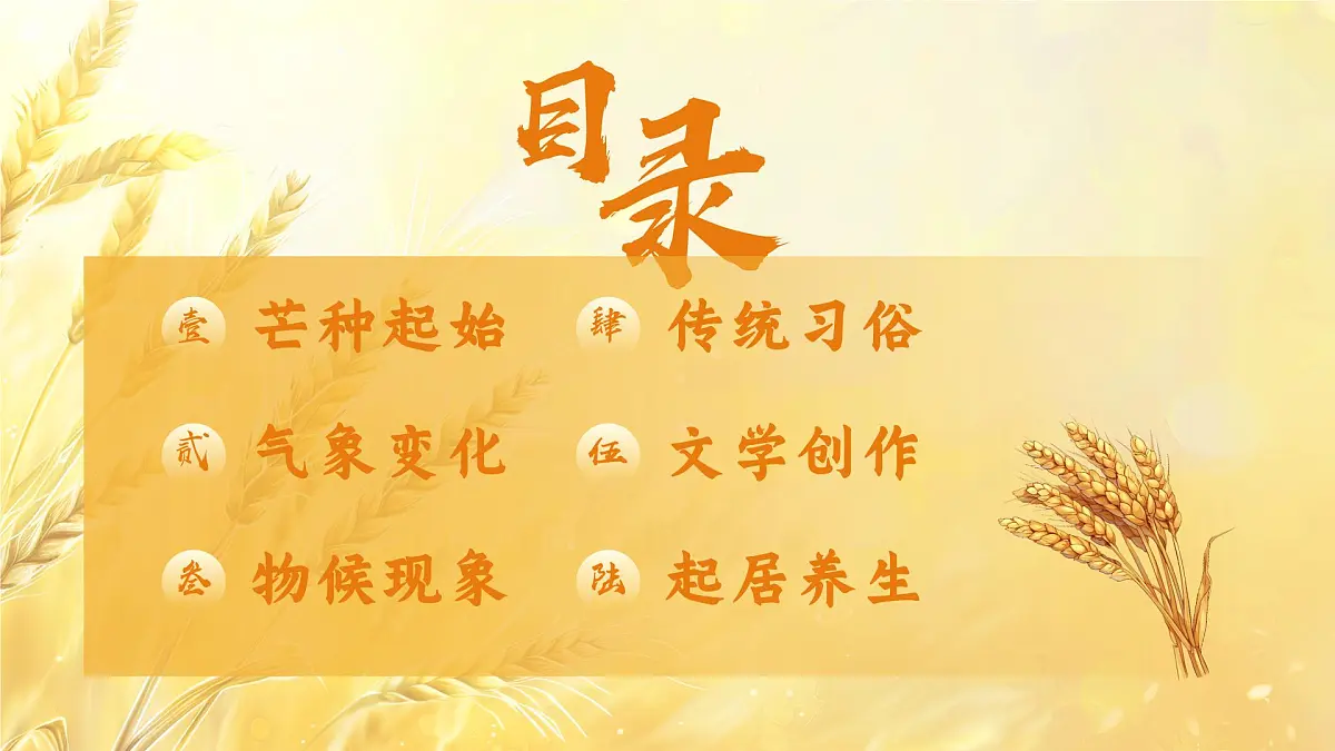 中国传统二十四节气之芒种介绍主题班会课件第2页