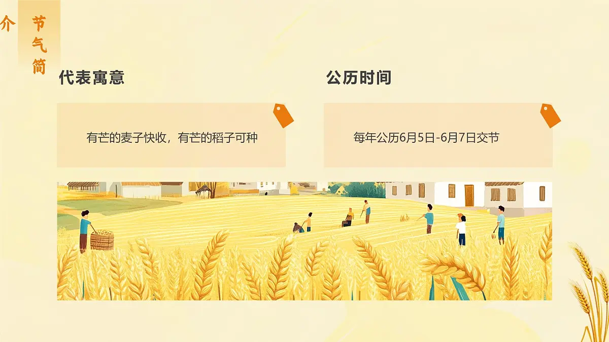 中国传统二十四节气之芒种介绍主题班会课件第4页