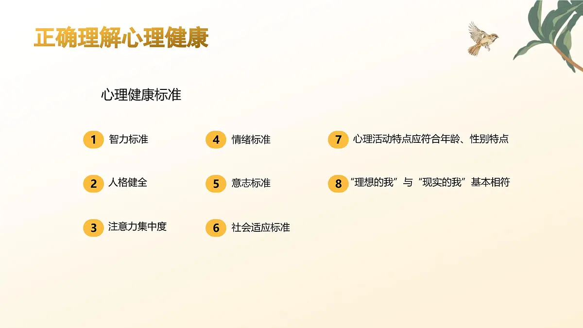 大学生心理健康主题班会课件第6页