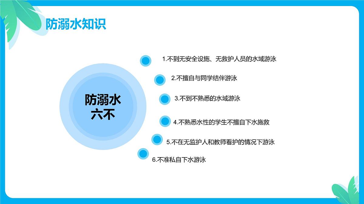 中小学生暑假安全教育主题班会课件第5页