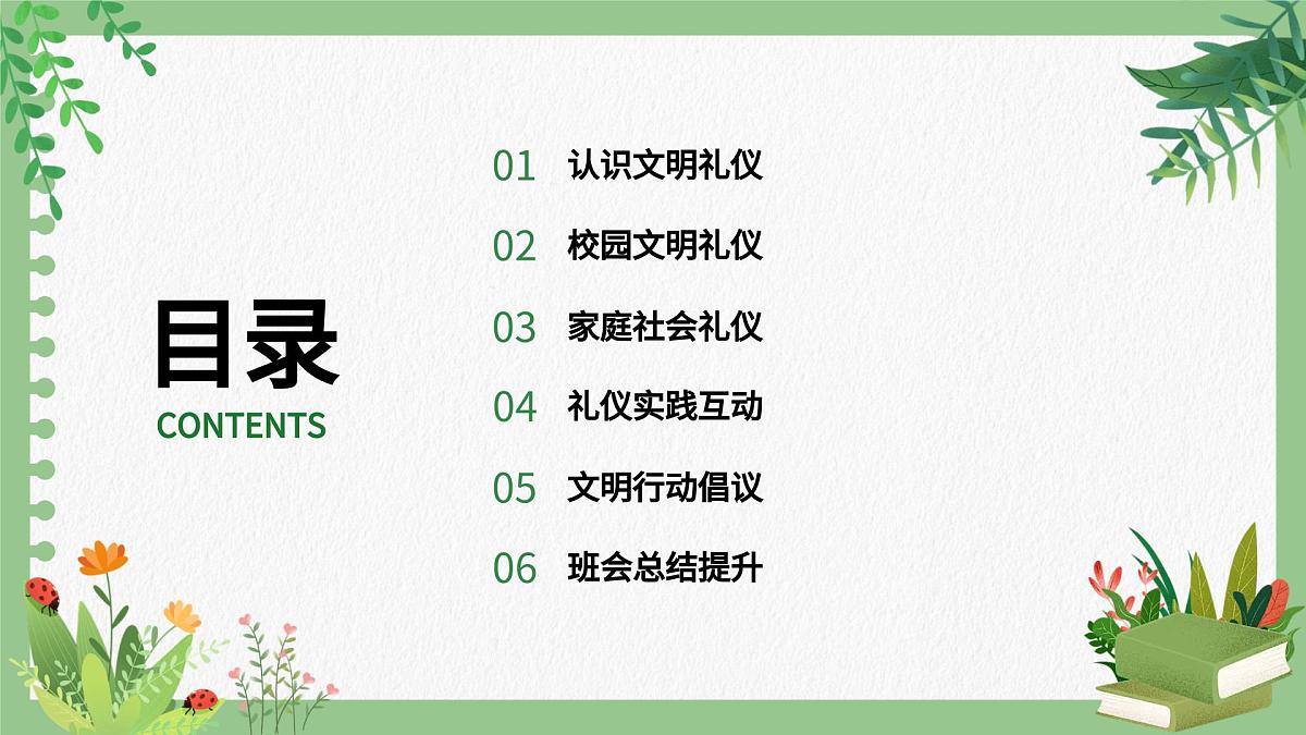 贵州省黔南州都匀市第一完全小学-主题班会-文明礼仪【课件】第2页