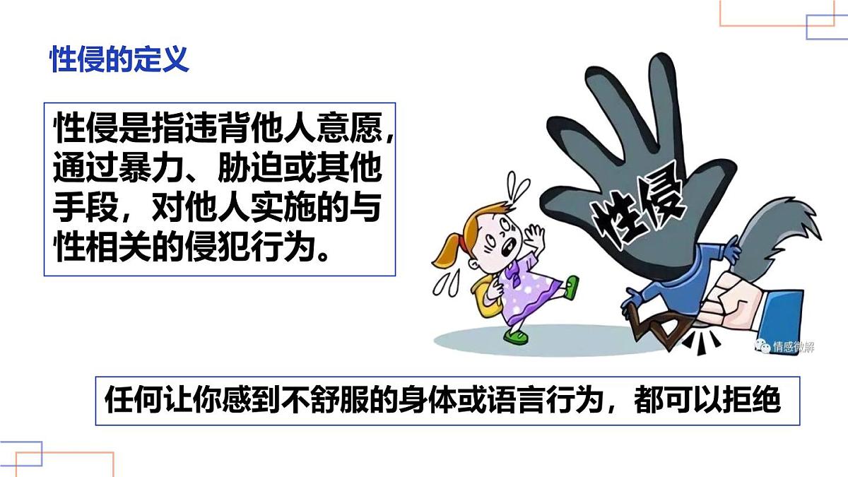 预防性侵害,保护我自己——青春期预防性侵害安全教育主题班会课件第5页
